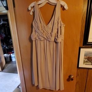 David's Bridal Biscotti dress